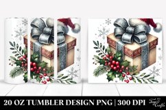 Washed Watercolor Present Clipart 20 Oz Tumbler Product Image 1