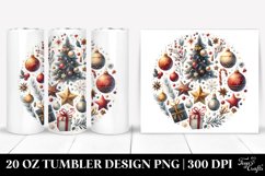 Christmas PNG 20 Oz Tumbler Design Product Image 1