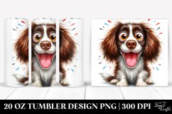 Crazy Looking Watercolor English Springer Spaniel | 20 Oz Product Image 1