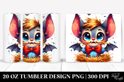 Funny Bat Boy with Hay Straw Product Image 1