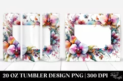 Colorful Horizontal Frame Orchid | 20 Oz Tumbler Product Image 1