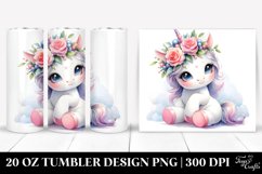 Cute Baby Unicorn | 20 Oz Tumbler Product Image 1
