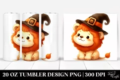 Baby Lion Halloween 20 Oz Tumbler Product Image 1