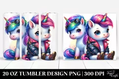 Cute Baby Unicorn Dressed 20 Oz Tumbler Product Image 1