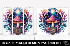 Magical Celestial Mushroom 20 Oz Tumbler Product Image 1