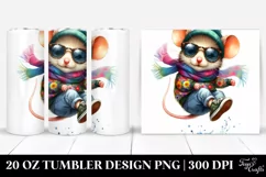 Cute Baby Mouse Modest 20 Oz Tumbler Product Image 1