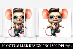 Cute Baby Mouse Modest 20 Oz Tumbler Product Image 1
