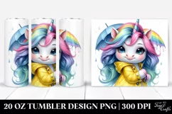 Happy Baby Unicorn | 20 oz Tumbler Product Image 1