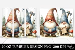 Vintage Funny Gnome | 20 oz Tumbler Product Image 1