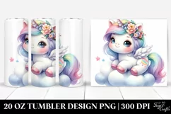 Cute Baby Unicorn from | 20 Oz Tumbler Product Image 1