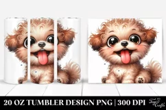 Crazy Looking Bichpoo Smiling | 20 Oz Tumbler Product Image 1
