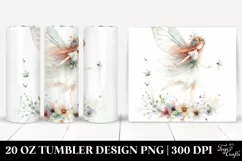 Washed Whimsical Fairy | 20 oz Tumbler Product Image 1