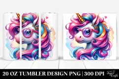 Cute Baby Unicorn | 20 oz Tumbler Product Image 1