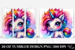 Cute Baby Unicorn | 20 oz Tumbler Product Image 1