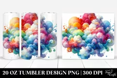 Colorful Vibrant Cloud | 20 Oz Tumbler Product Image 1