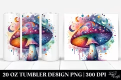 Colorful Watercolor Splash Tumbler Product Image 1