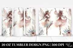 Boho Fairy Dancing Clipart 20 Oz Tumbler Product Image 1