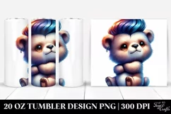 Cute Baby Bear Sitting Proud | 20 oz Tumbler Product Image 1