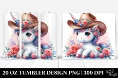 Cute Baby Unicorn Tumbler Product Image 1