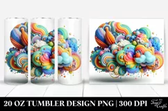 Colorful Vibrant Cloud | 20 Oz Tumbler Product Image 1