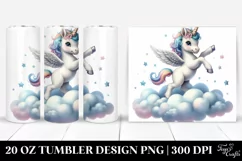 Cute Baby Unicorn Tumbler Product Image 1