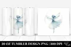 Whimsical Dancing Fairy Clipart, Transparent 20 Oz Tumbler Product Image 1
