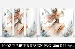 Boho Fairy Clipart 20 Oz Tumbler Product Image 1