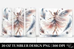 Boho Fairy Clipart 20 Oz Tumbler Product Image 1