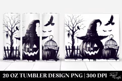 Simple Vintage Halloween Specter | 20 oz Tumbler Product Image 1