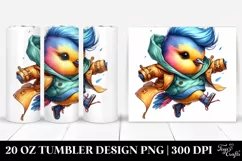 Cute Vibrant Bird 20 Oz Tumbler Product Image 1