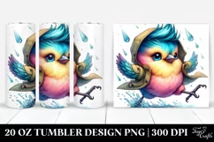 Cute Baby Bird Revolted 20 Oz Tumbler Product Image 1