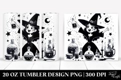 Excited Gothic Witch Tumbler | 20 oz Tumbler Product Image 1