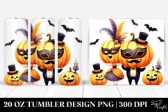Simple Funny Masquerade Halloween 20 Oz Tumbler Product Image 1
