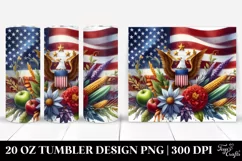 Detailed Watercolor Flag | 20 Oz Tumbler Product Image 1