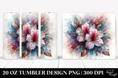 Abstract Stained Rhododendron 20 Oz Tumbler Product Image 1