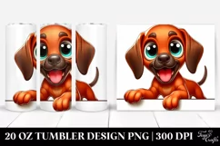 Cute Baby Rhodesian Ridgeback | 20 Oz Tumbler Product Image 1