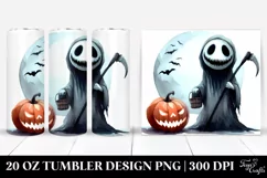 Simple Funny Halloween Nightmare 20 Oz Tumbler Product Image 1