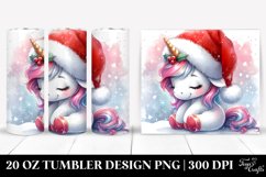 Cute Watercolor Unicorn Clipart Product Image 1