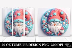 Vibrant Marzipan Gnome Clipart 20 Oz Tumbler Product Image 1