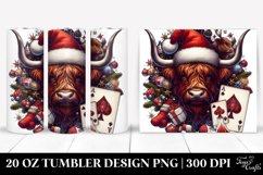 Christmas PNG 20 Oz Tumbler Design Product Image 1