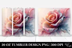 Glossy Rose Tumbler | 20 oz Tumbler Product Image 1