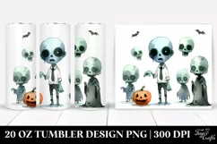 Funny Halloween Undead 20 Oz Tumbler Product Image 1