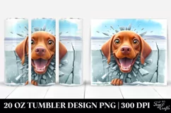Crazy Looking Vizsla | 20 oz Tumbler Product Image 1