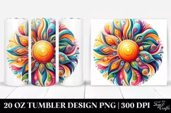 Whimsical Vibrant Sun | 20 oz Tumbler Product Image 1