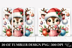 Christmas PNG 20 Oz Tumbler Design Product Image 1