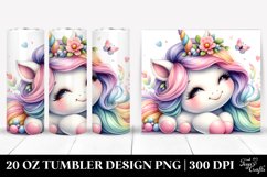 Baby Unicorn Pose | 20 Oz Tumbler Product Image 1