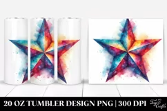 Vibrant Simple Star | 20 oz Tumbler Product Image 1