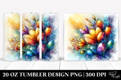 20 Oz Tumbler Sublimation | Glossy Stained with Crocus Product Image 1