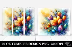 20 Oz Tumbler Sublimation | Glossy Stained with Crocus Product Image 1