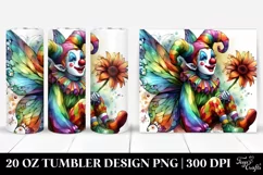 Funny Fairy Vibrant Drawing | 20 oz Tumbler Product Image 1